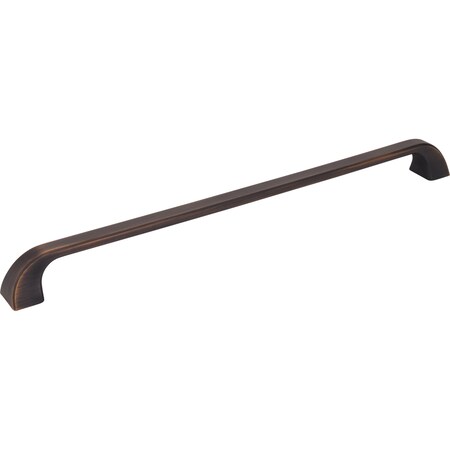 Jeffrey Alexander 305 mm Center-to-Center Brushed Oil Rubbed Bronze Square Marlo Cabinet Pull 972-305DBAC